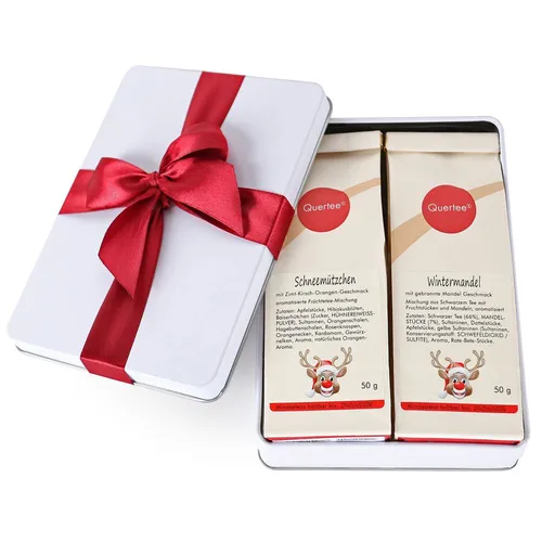 Quertee - 2 x Weihnachtstee in der Dose
