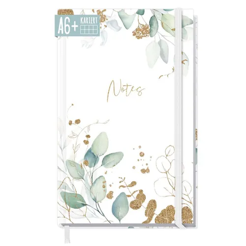 Häfft Trendstuff Notizbuch Classic Blattgold / A6+ / kariert