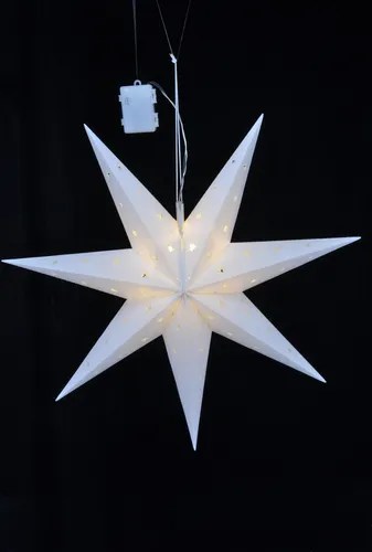 LED Weihnachtsstern 60x21 cm - 12 warmweiße LED