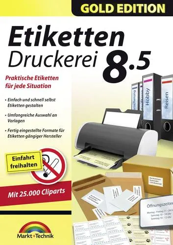Etiketten Druckerei 8.5