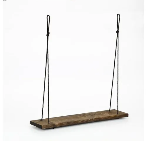 Wandregal Ablage Regal Shelf Nussbaum - Elegantes Wandregal aus 100% Fichtenholz in Nussbaumfarbe. Mit zahlreichen Fächern ist es ideal für die stilvolle Präsentation Ihrer Lieblingsstücke.