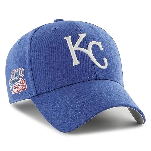 '47 Brand Snapback Cap - World Series Kansas City Royals - Hüte, Kappen & Mützen für Baseball-Fans, verstellbare Snapback mit hochwertiger Wollmischung für optimalen Tragekomfort