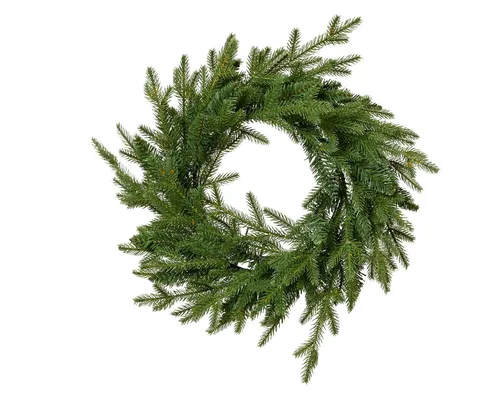 Kaemingk Adventskranz, Künstlicher Tannenkranz 50cm Grün