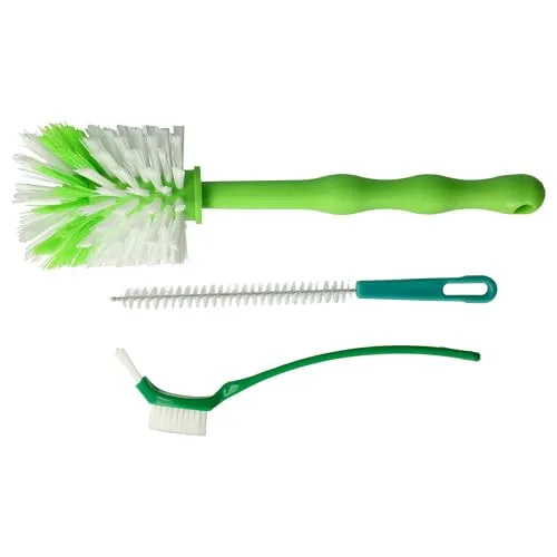 vhbw Reinigungsbürsten-Set (3-TLG.) für alle gängigen Küchenmaschinen z.B. kompatibel mit Thermomix