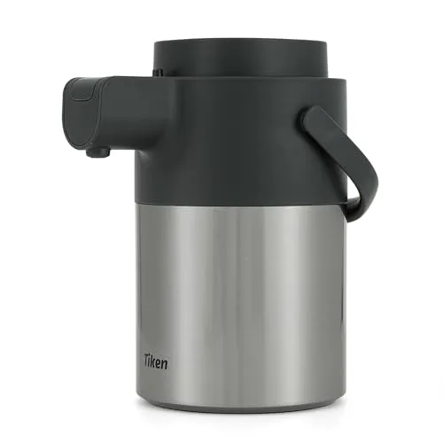 Tiken 2.2L Pumpkanne Thermoskanne Edelstahl Doppelwandige von Tiken