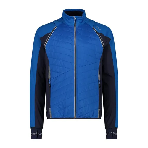 CMP Funktionsjacke Blau/Dunkelblau, Größe 52 für Herren - Funktionsjacke für Herren mit ClimaProtect-Technologie, wasserabweisend, winddicht und atmungsaktiv – ideal für Outdoor-Aktivitäten.