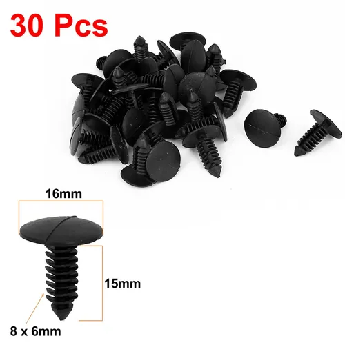 Nieten Schwarz von Uxcell