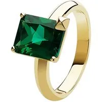 JETTE Goldring mit Smaragd von JETTE