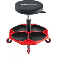 Werkstatthocker rollbar & abnehmbar - idealer Werkstattstuhl - Werkstattrollbretter: Bequemer, flexibler Hocker mit Rollen für optimale Mobilität in der Werkstatt.