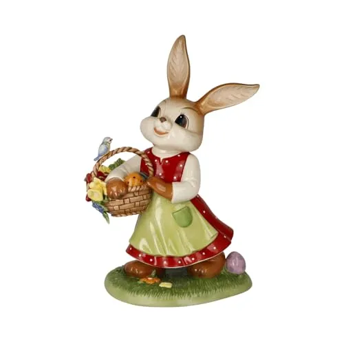 Goebel Hasenfigur Hasenmädchen - So EIN schöner Tag für Ostern - Sammlerfigur aus meisterlicher Handarbeit, detailverliebt gestaltet und ideal als Geschenk in schöner Verpackung.