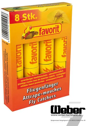 Honigfliegenfänger 8er-Pack Klebefalle umweltfreundlicher Insektenschutz 9501294