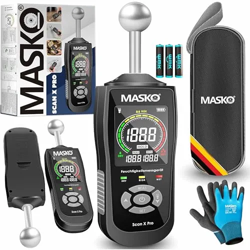 MASKO® Feuchtigkeitsmessgerät Scan X Pro von Masko