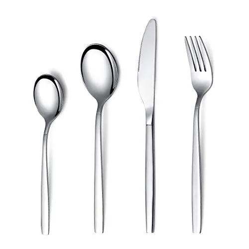 Berglander Besteck Set 24 Stücke, Edelstahl besteck set, Service für 6 Personen
