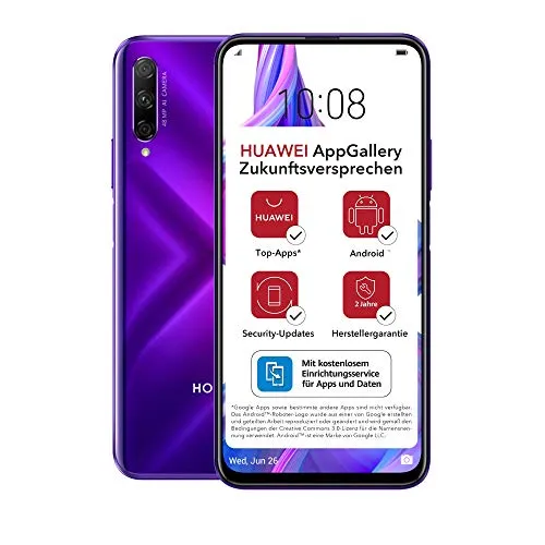 HONOR 9X PRO Dual-SIM Smartphone - Phantom Purple - Simlockfreies Handy mit 6,59 Zoll FHD+ Display, 48MP Triple-Kamera und 256GB Speicher. Ideal für Fotografie und Multimedia-Enthusiasten.