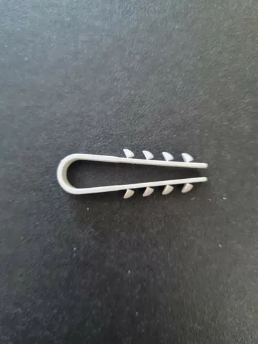 Fischer 058156 Leitungsschlaufe geschlossen, 28 mm in grau von Fischer Deutschl. Leitungsschlaufe