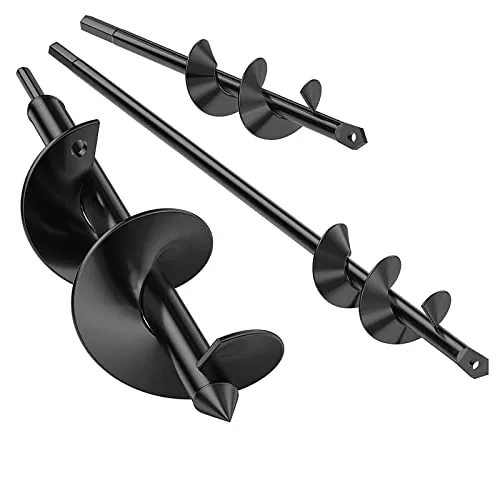 Erdbohrer Set für Akkuschrauber – 3 Größen für Gartenarbeiten