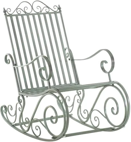 CLP Schaukelstuhl Smilla im Landhausstil in grün von CLP