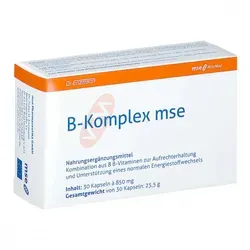 Dr. Enzmann B-Komplex 30 Kapseln – B-Vitamine & Cholin für Ihre tägliche Unterstützung