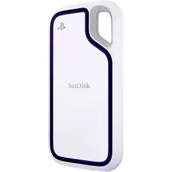 SanDisk Extreme Portable SSD 2 TB für PlayStation 5 & PC - Externe Festplatten mit NVMe-SSD-Performance, Lesegeschwindigkeit bis zu 1000 MB/s, IP65 Wasser- und Staubschutz, ideal für Gamer, die ihre Spielebibliothek erweitern möchten.
