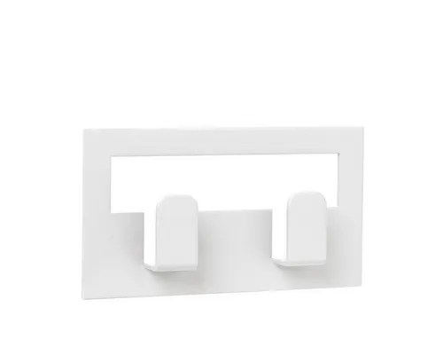 blomus Klebehaken Handtuchhaken Doppel VINDO - Farbwahl in weiß von Blomus
