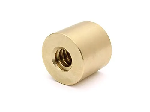 Trapezgewindemutter ELRM 22X5 links aus Rotguss von DOLD Mechatronik