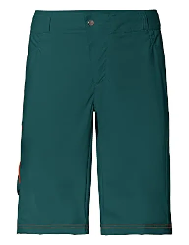 VAUDE Herren Mens Ledro Shorts - Mallard Green, XL EU - Wanderhosen für Radsport, komfortabel mit höher geschnittenem Bund und mehreren Taschen. Klimaneutral durch umfassende Emissionskompensation für umweltbewusste Sportler.