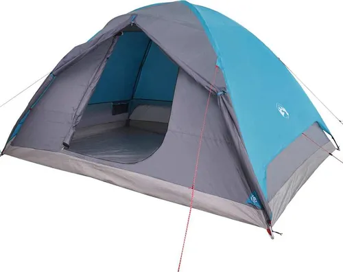 vidaXL Kuppel-Campingzelt 6 Personen Blau