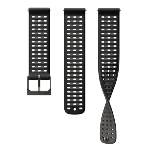 SUUNTO 22 ATH9 Armband aus Silikon S+M, Kompatibel mit Ocean, Vertical, Race, Race S, Run, 9 Peak Pro, 9 Peak und 5 Peak, Hergestellt für Sport (Outdoor)