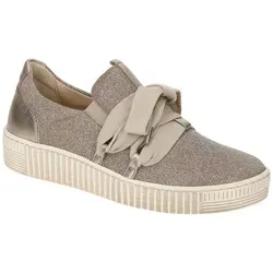 Gabor Damen Low-Top Sneaker - Sportliche Halbschuhe in Rosato - Damen-Sneaker aus hochwertigem Glattleder, ideal für Freizeit und Sport mit bequemer TR-Sohle und flachem Absatz für optimalen Tragekomfort.