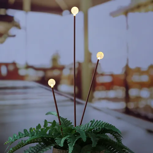 MARELIDA LED Solar Gartenstecker BUBBLES