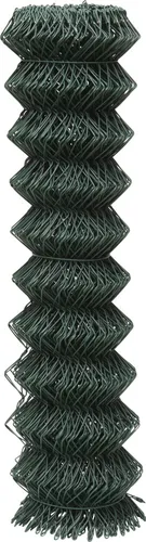 Floraworld Maschendraht-Zaun 25 m x 80 cm - Moosgrün mit 60 mm Maschenweite - Robuster Maschendraht-Zaun von Floraworld, ideal für Garten und Grundstücke. Bietet Sicherheit und Sichtschutz in ansprechendem moosgrün.