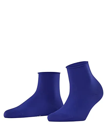 FALKE Damen Socken Cotton Touch W Sso Baumwolle einfarbig 1 Paar, Blau Imperial 6065, 39-42