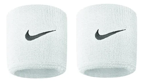 Nike Schweissband Swoosh (72% Baumwolle) weiss - 2 Stück von Nike