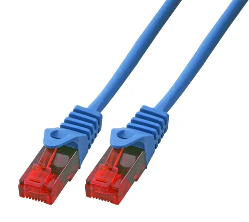 BIGtec 30m Gigabit Ethernet LAN Kabel Netzwerkkabel blau in blau von BIGtec