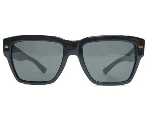 Dolce&Gabbana 0DG4431 Herren-Sonnenbrille - Elegante Sonnenbrille für Herren mit eckigem Acetat-Gestell in Schwarz und grauen Gläsern, ideal für stilbewusste Männer.