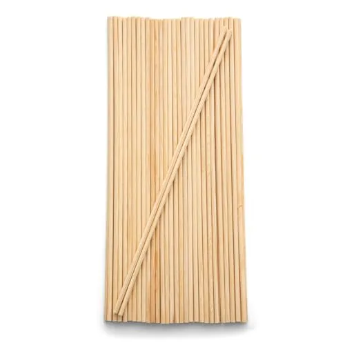 Mendi 25 Holzstäbchen 40 cm x 5 mm für Basteln und Kreativität