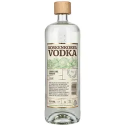 Koskenkorva Vodka LEMON LIME YARROW Flavoured 37,5% Vol. 1l