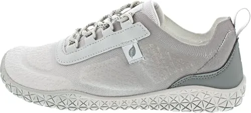 Waldläufer 956003 101 201 Schnürschuh für Damen - Bequeme Schnür-Halbschuhe im Barfuß-Design mit Memory Foam Innensohle für hohen Tragekomfort. Ideal für Alltag und Freizeit, in elegantem hellgrau.