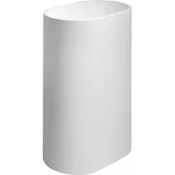 TREVA Freistehendes Waschbecken aus Gussmarmor - Sonstige Badausstattung, elegantes Design in Weiß matt, ideal für moderne Badezimmer und schafft einen stilvollen Akzent.