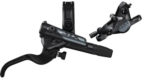 SHIMANO Hydraulische Scheibenbremse SLX BRM7100 - 1700 mm für hinten - Hochleistungs-Bremsen für Mountainbikes, bieten präzise Bremskraft und exzellente Kontrolle auf jedem Terrain.