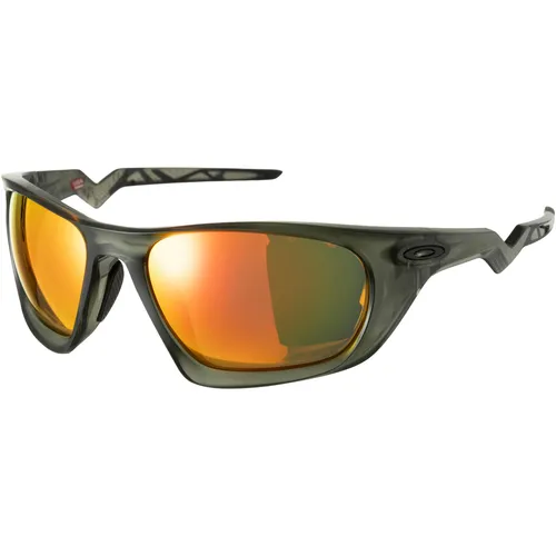 Oakley LATERALIS Sonnenbrille in matte olive ink-prizm ruby - Hochwertige Sonnenbrille mit rutschfestem O-Matter-Gestell und Prizm-Glastechnologie für lebendige Farben. Ideal für aktiven Lifestyle und optimalen Tragekomfort.