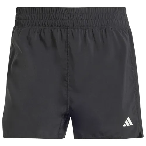 adidas Damen Own The Run Shorts - Schwarz, XL, 4 Zoll - Trainingsbekleidung mit hohem Bund, 100% recyceltem Polyester und AEROREADY-Technologie für optimalen Feuchtigkeitstransport und Tragekomfort.