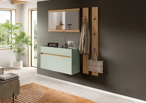 Garderoben-Set >Drive< in Salbei – 192x172x32 cm