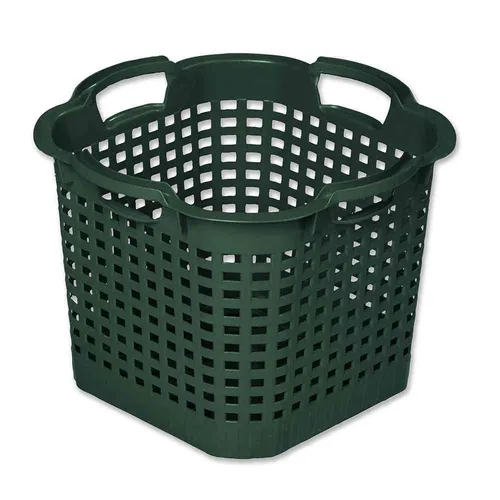 BÜMAG Ernte-Vorratskorb eckig, dreh-stapelbar, grün 40 x 40 x 30 cm max. 25 kg