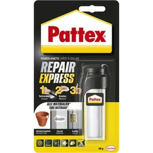 Pattex Repair Express Power Knete 48g - Kraft Kleber für schnelle Reparaturen - Kleber & Leime, ideal für schnelle und dauerhafte Reparaturen auf fast allen Materialien.
