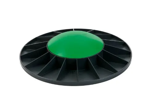 TOGU Unisex Balance Board – grün, 40x9,5 cm - Balanceboard für Erwachsene, in 3 Schwierigkeitsstufen, langlebig und effektiv, belastbar bis 120 kg – ideal für Gleichgewichtstraining und Fitness.