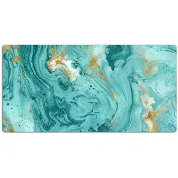 ArtPrintCave Schreibtischunterlage Grün 100x50 cm - Hochwertige Schreibtischunterlage aus robustem Vinyl, ideal für Büro und Home-Office. Schützt vor Kratzern und Feuchtigkeit, mit dekorativem Design und leicht zu reinigen.