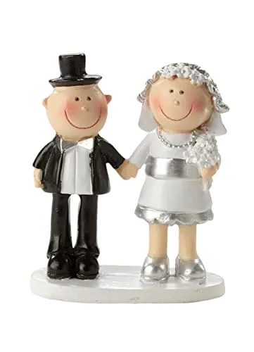 Silberne Hochzeit * Tortendekoration * Tortenfigur * Tischdekoration