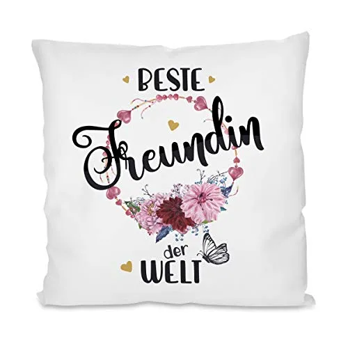 Kissen mit Motiv Modell: Beste Freundin der Welt