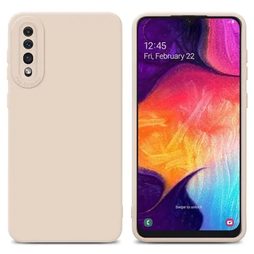 Cadorabo Hülle kompatibel mit Samsung Galaxy A50 4G A50s A30s Schutzhülle TPU Silikon Case Liquid Design mit Kameraschutz Slim Kratzfest Gummi Case Hülle für Galaxy A50 4G A50s A30s in Rosa